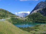 Abfahrt Passo Fedaia